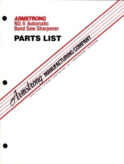 No._6BSS_parts_list_cover